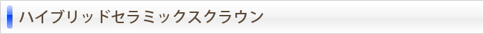 ハイブリッドセラミックスクラウン