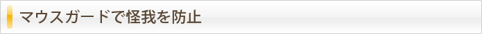 マウスガードで怪我を防止